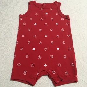 18-24m (6/$20) Tank-Style Canada Romper